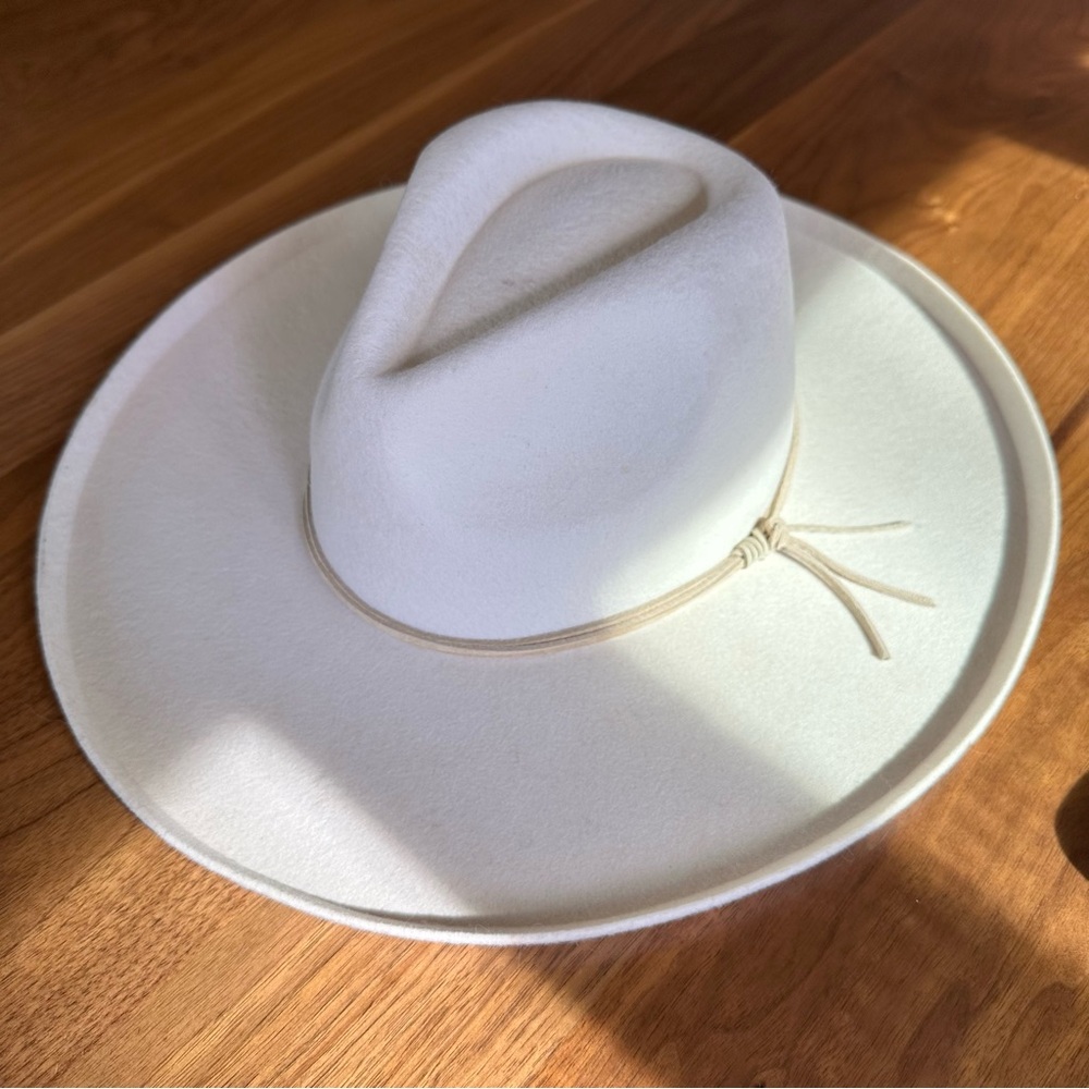 Lack Of Color Cream Fedora Hat